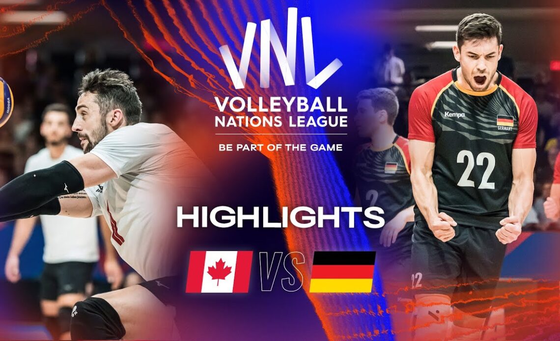 🇨🇦 CAN vs. 🇩🇪 GER Highlights Week 1 Men's VNL 2023 VCP Volleyball