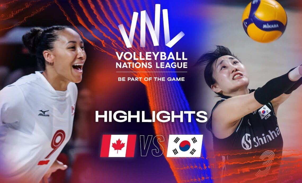 🇨🇦 CAN vs. 🇰🇷 KOR - Highlights Week 1 | Women's VNL 2023