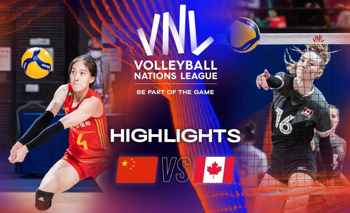 🇨🇳 CHN vs. 🇨🇦 CAN - Highlights Week 2 | Women's VNL 2023