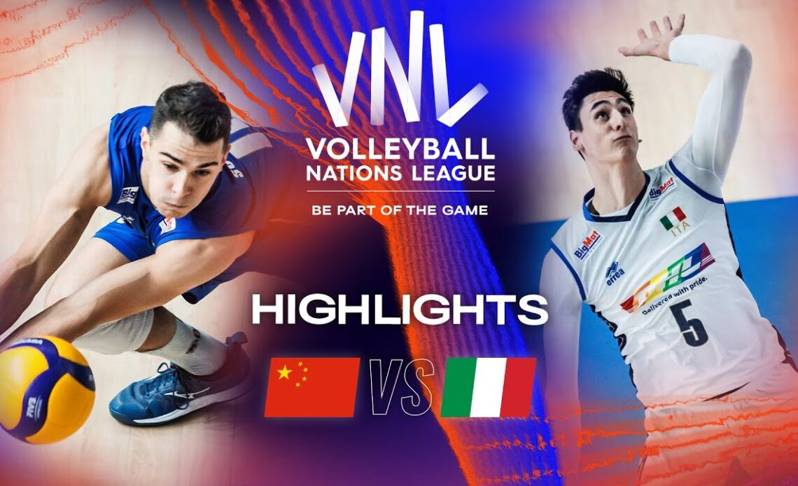 🇨🇳 CHN vs. 🇮🇹 ITA - Highlights Week 2 | Men's VNL 2023