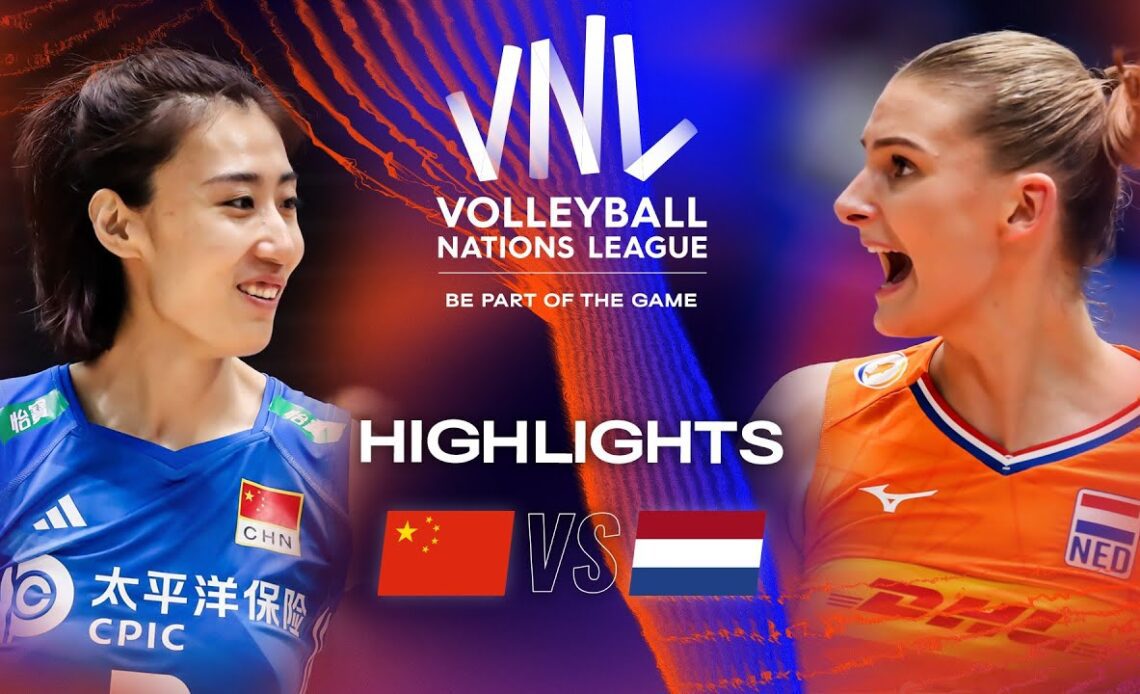 🇨🇳 CHN vs. 🇳🇱 NED - Highlights Week 1 | Women's VNL 2023