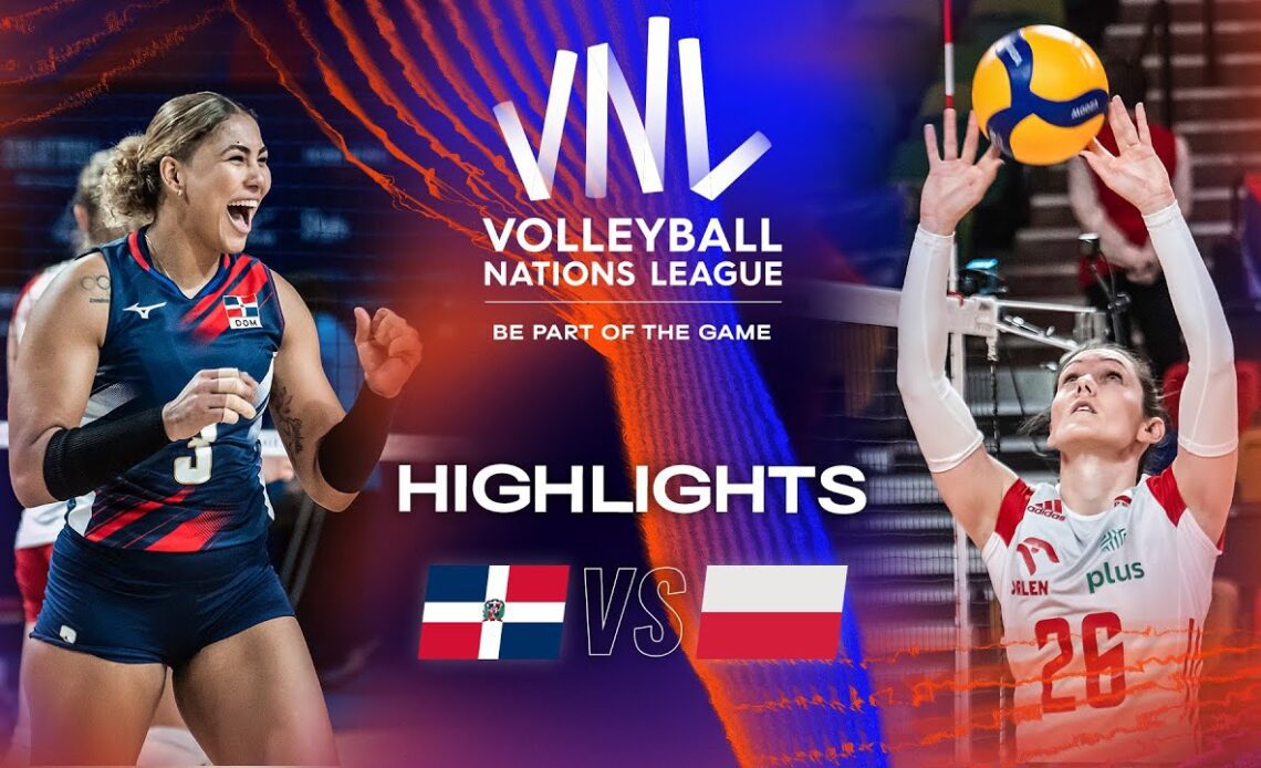 🇩🇴 DOM vs. 🇵🇱 POL - Highlights Week 2 | Women's VNL 2023