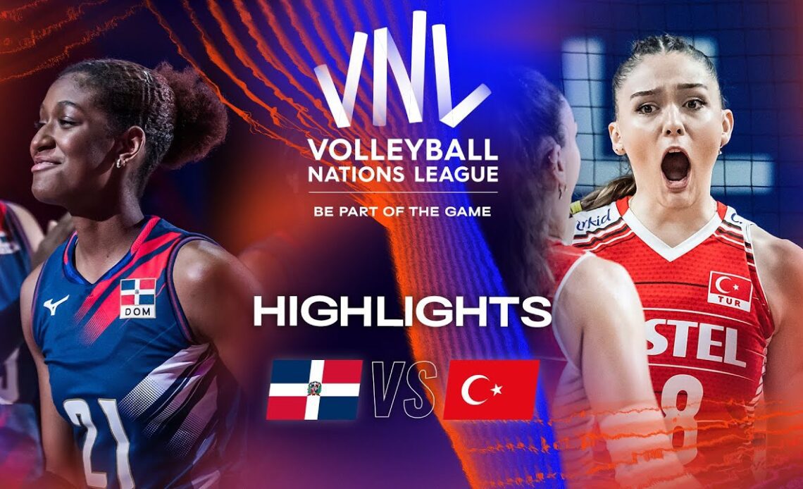 🇩🇴 DOM vs. 🇹🇷 TUR - Highlights Week 2 | Women's VNL 2023