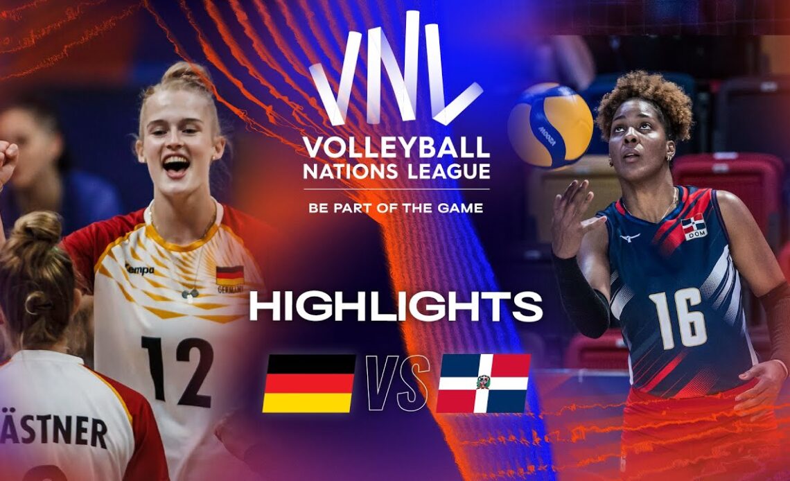 🇩🇪 GER vs. 🇩🇴 DOM - Highlights Week 3 | Women's VNL 2023
