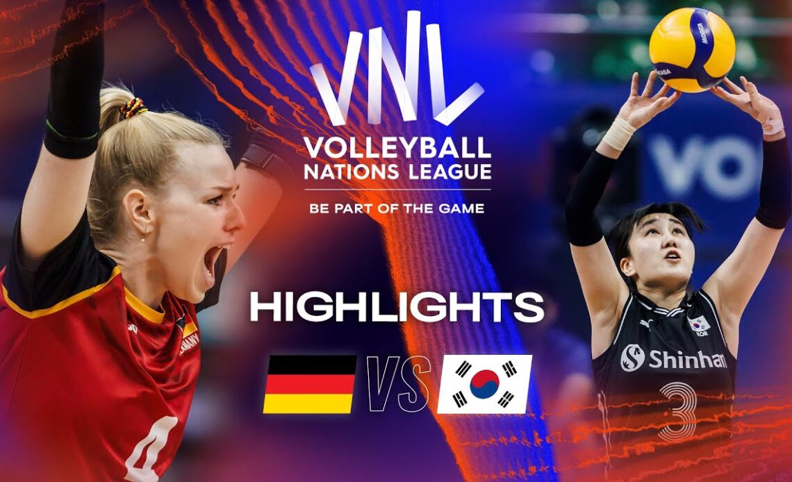 🇩🇪 GER vs. 🇰🇷 KOR - Highlights Week 2 | Women's VNL 2023