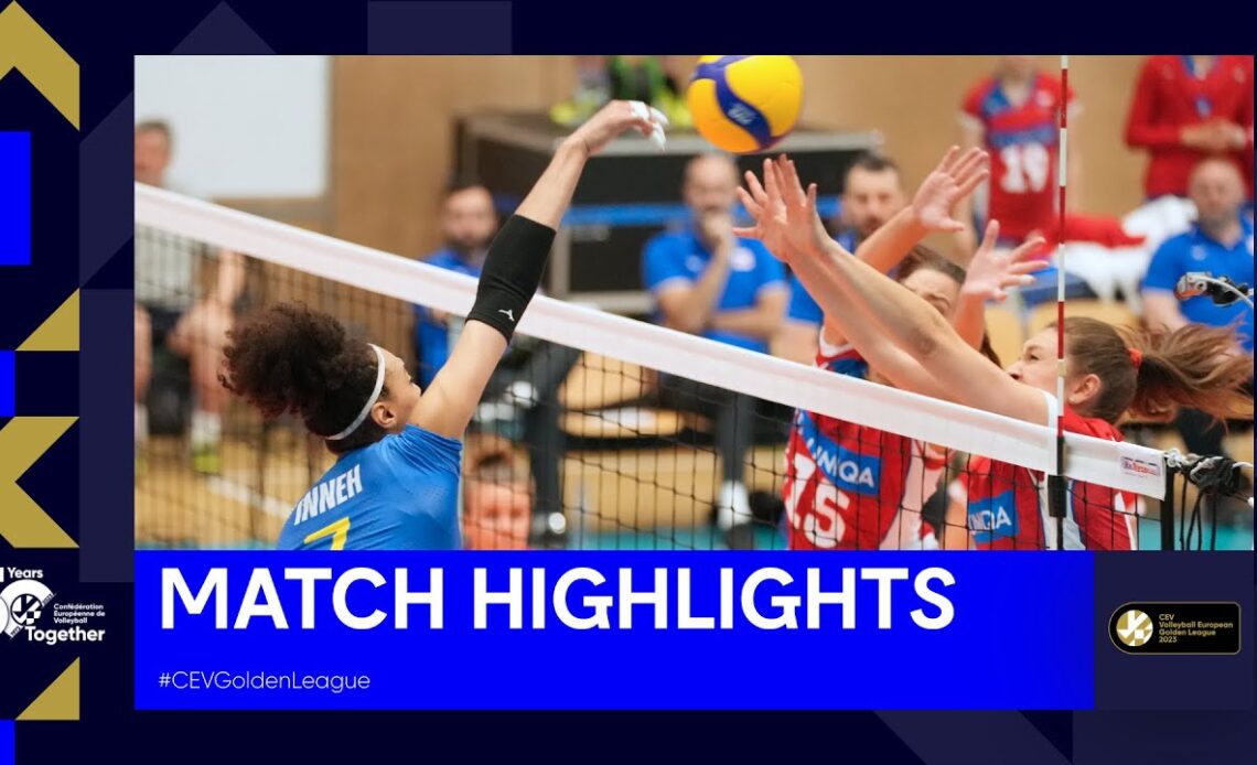 Highlights | Czechia vs. Romania - CEV Volleyball European Golden League 2023