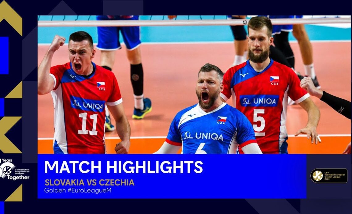Highlights | Slovakia vs. Czechia I CEV Volleyball European Golden League 2023