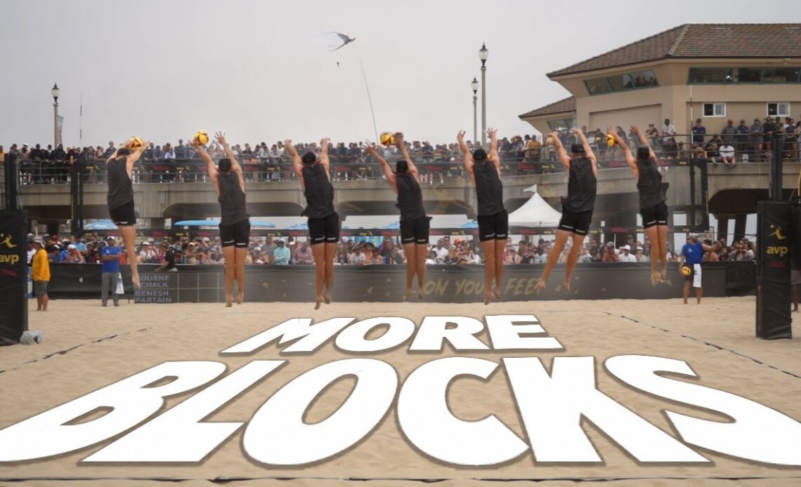 How to Block a Volleyball | Beach Volleyball Blocking Technique by Andy Benesh