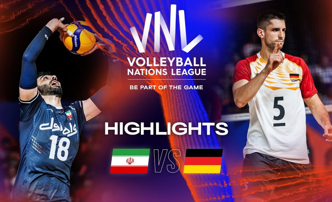 🇮🇷 IRI vs. 🇩🇪 GER - Highlights Week 2 | Men's VNL 2023