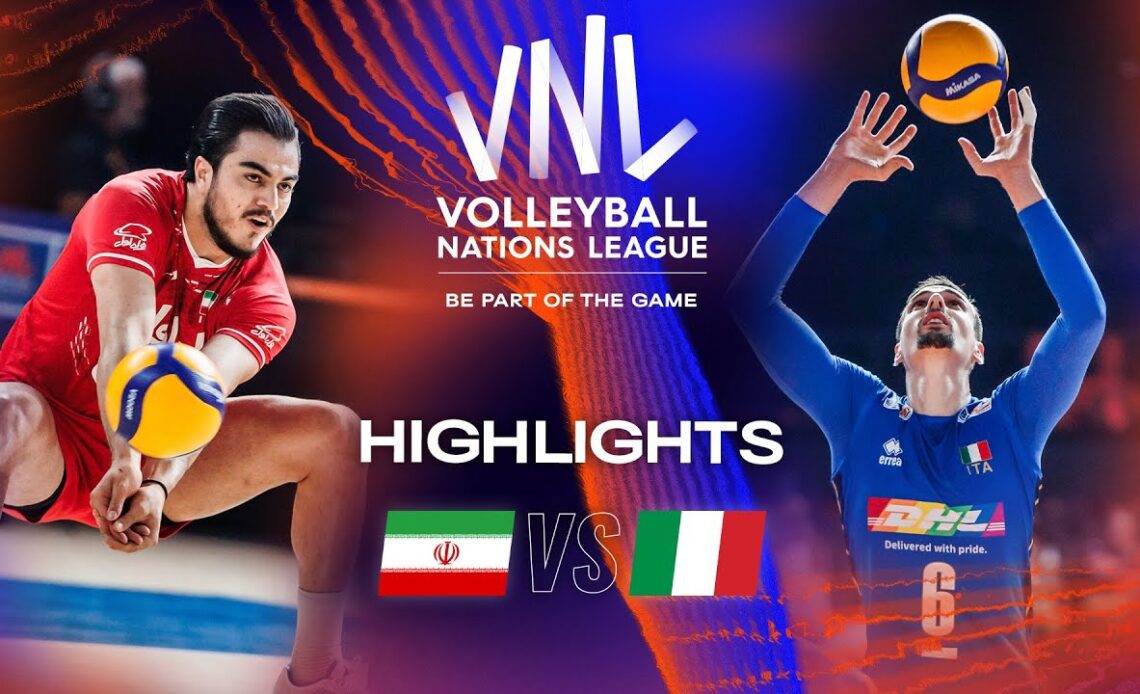 🇮🇷 IRI vs. 🇮🇹 ITA - Highlights Week 2 | Men's VNL 2023