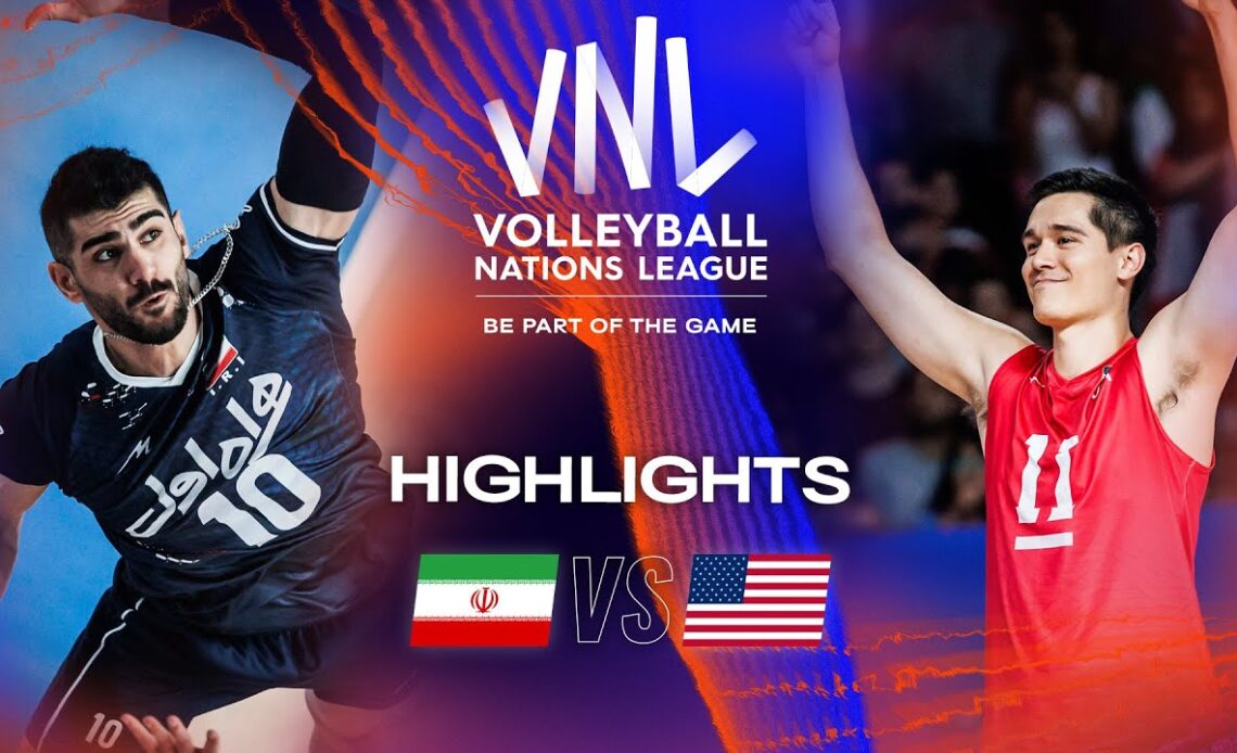 🇮🇷 IRI vs. 🇺🇸 USA - Highlights Week 2 | Men's VNL 2023