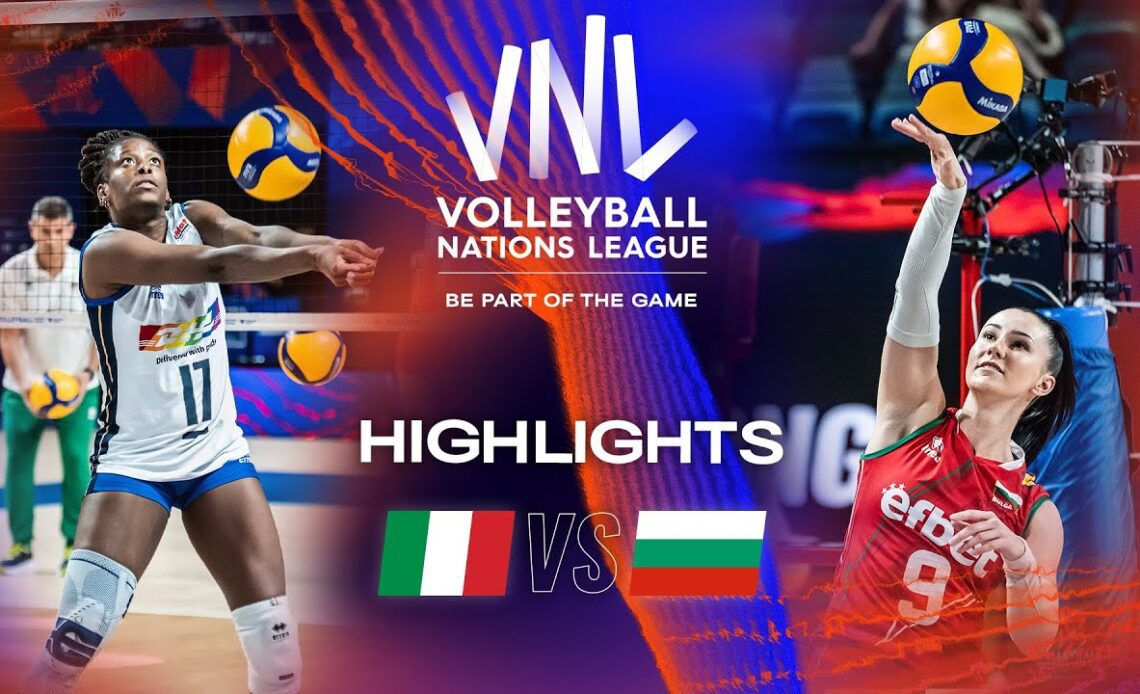 🇮🇹 ITA vs. 🇧🇬 BUL - Highlights Week 2 | Women's VNL 2023