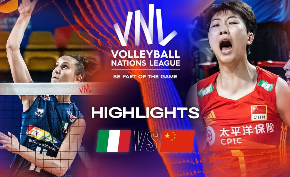 🇮🇹 ITA vs. 🇨🇳 CHN - Highlights Week 2 | Women's VNL 2023