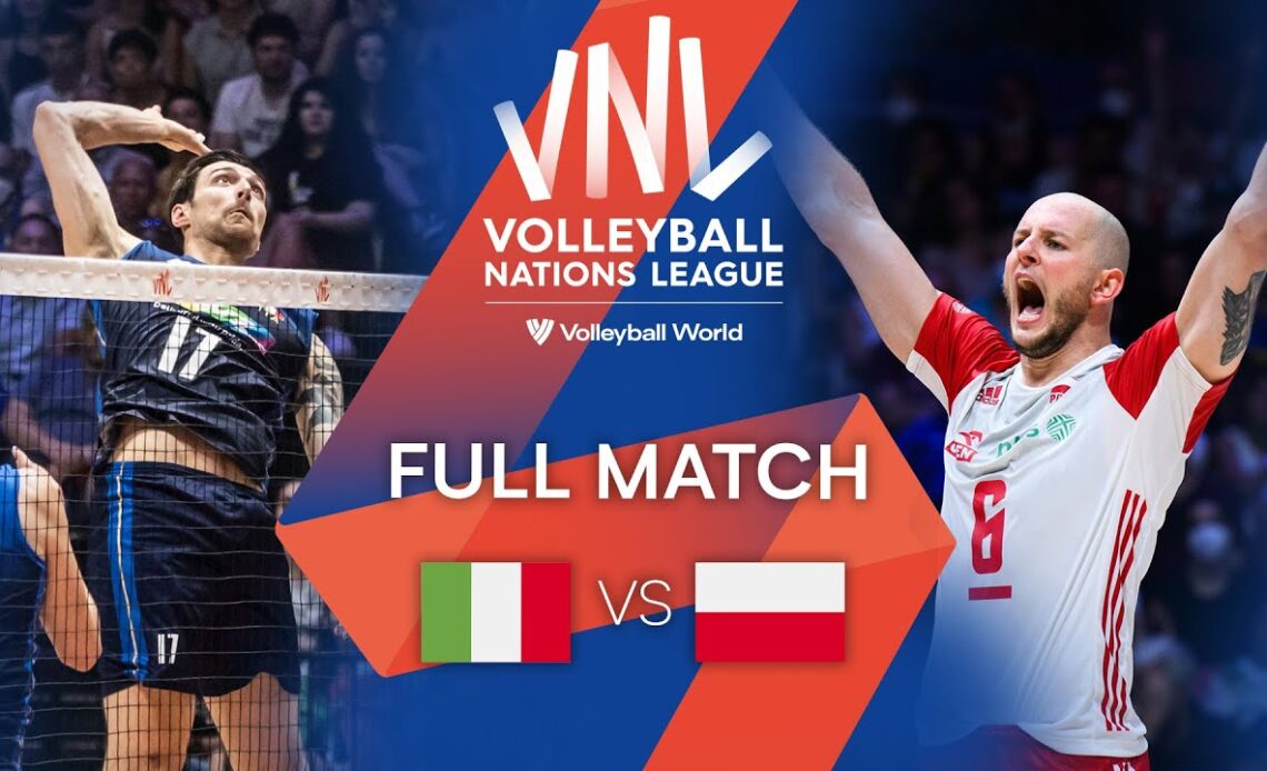 🇮🇹 ITA vs. 🇵🇱 POL - Full Match | Final 3-4 | Men's VNL 2022