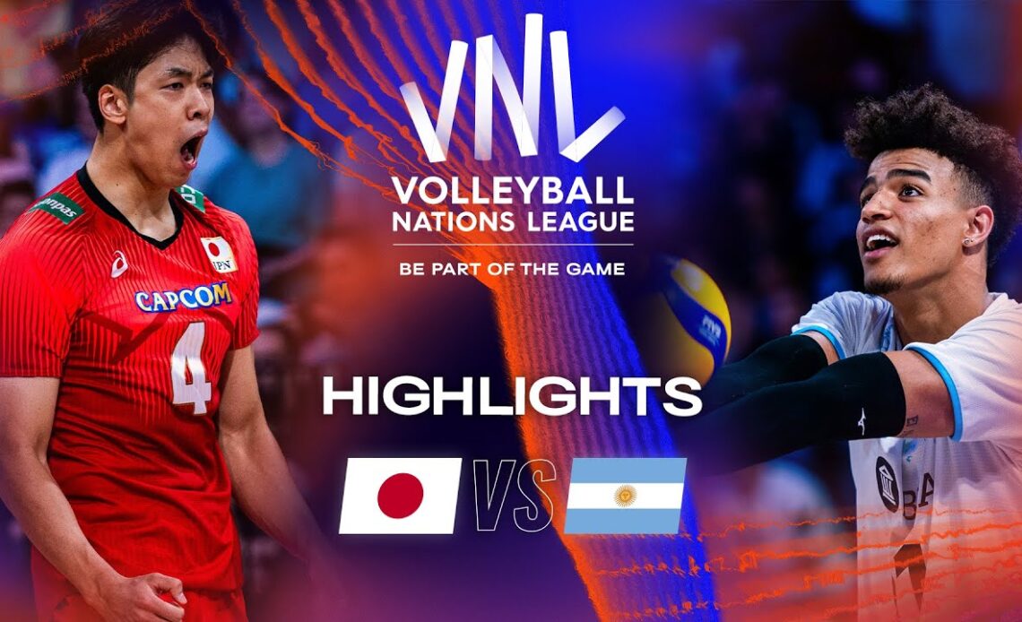 🇯🇵 JPN vs. 🇦🇷 ARG - Highlights Week 2 | Men's VNL 2023