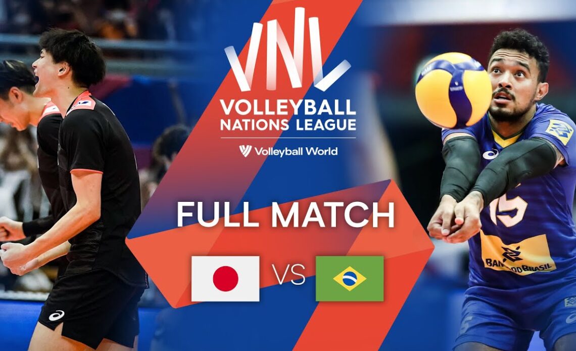 🇯🇵 JPN vs  🇧🇷 BRA - Full Match | Men's VNL 2022