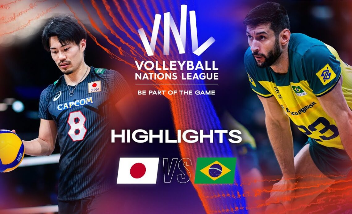🇯🇵 JPN vs. 🇧🇷 BRA - Highlights Week 2 | Men's VNL 2023
