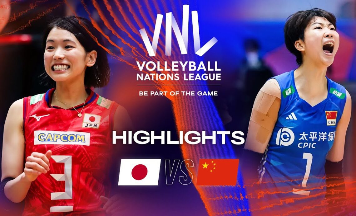 🇯🇵 JPN vs. 🇨🇳 CHN - Highlights Week 1 | Women's VNL 2023