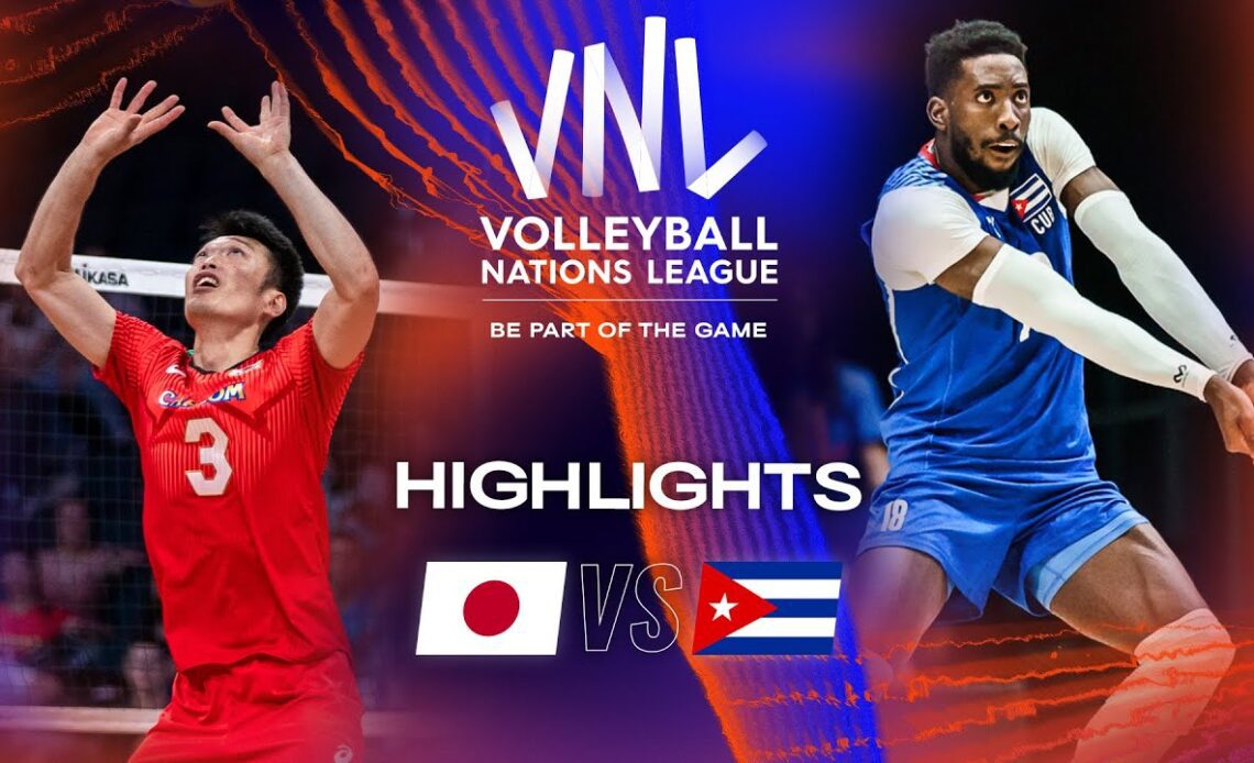 🇯🇵 JPN vs. 🇨🇺 CUB - Highlights Week 2 | Men's VNL 2023