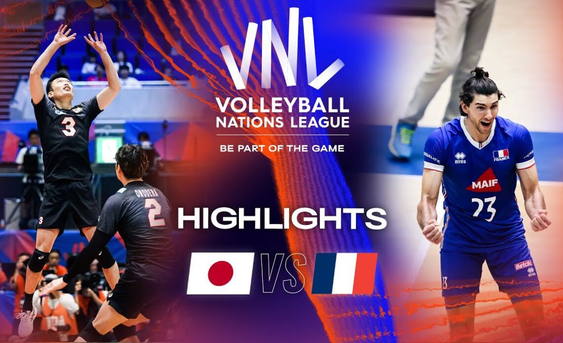 🇯🇵 JPN vs. 🇫🇷 FRA - Highlights Week 1 | Men's VNL 2023