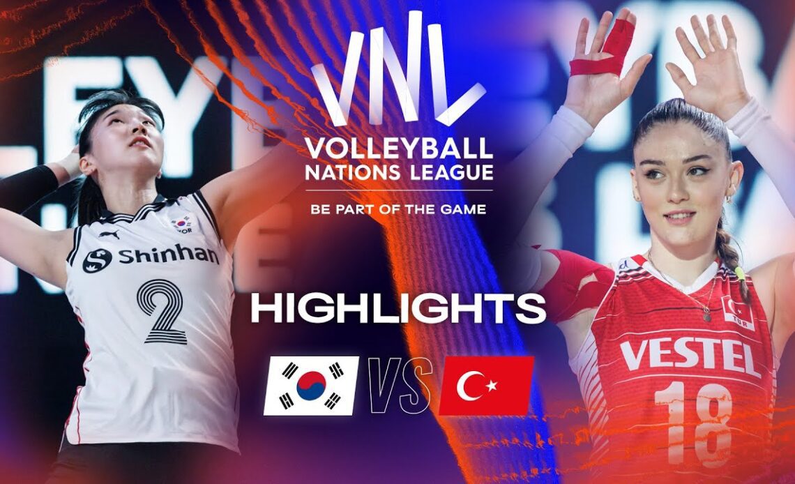 🇰🇷 KOR vs. 🇹🇷 TUR - Highlights Week 1 | Women's VNL 2023