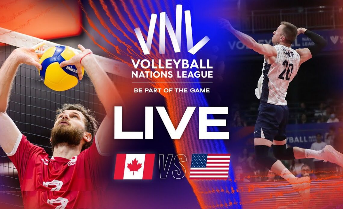 LIVE 🔴 CAN 🇨🇦 vs. USA 🇺🇸 | Men's VNL 2023
