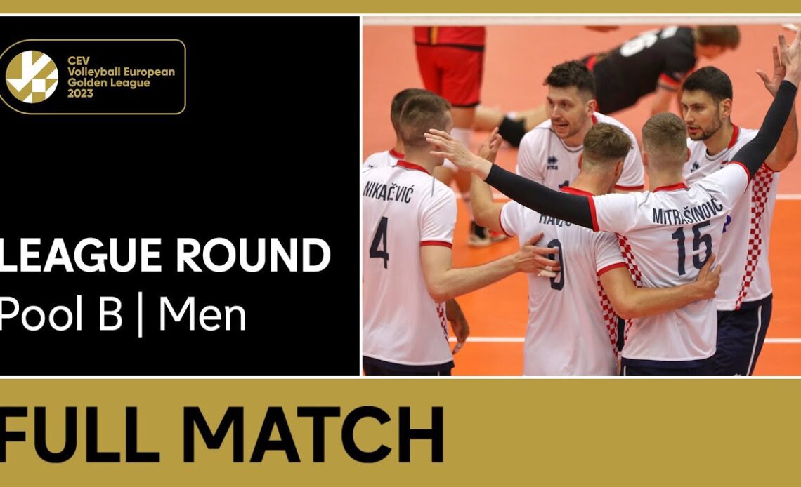 LIVE | Croatia vs. Belgium - CEV Volleyball European Golden League 2023