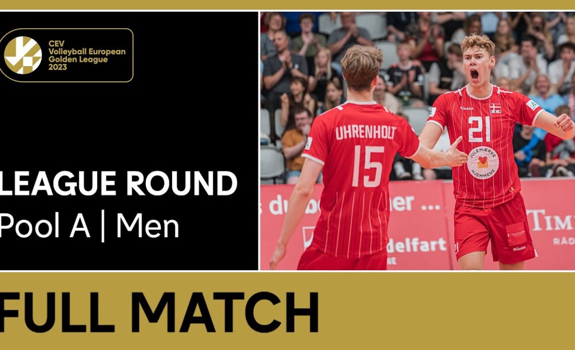 LIVE | Denmark vs. Portugal - CEV Volleyball European Golden League 2023