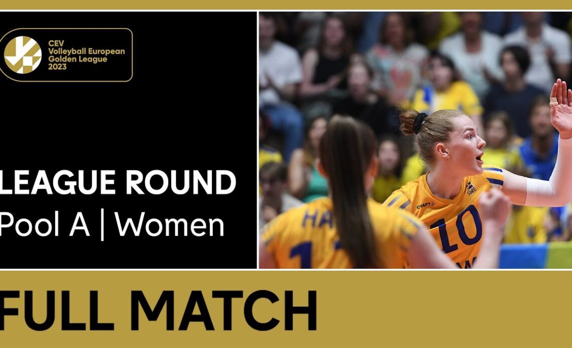 LIVE | Sweden vs. Belgium - CEV Volleyball European Golden League 2023