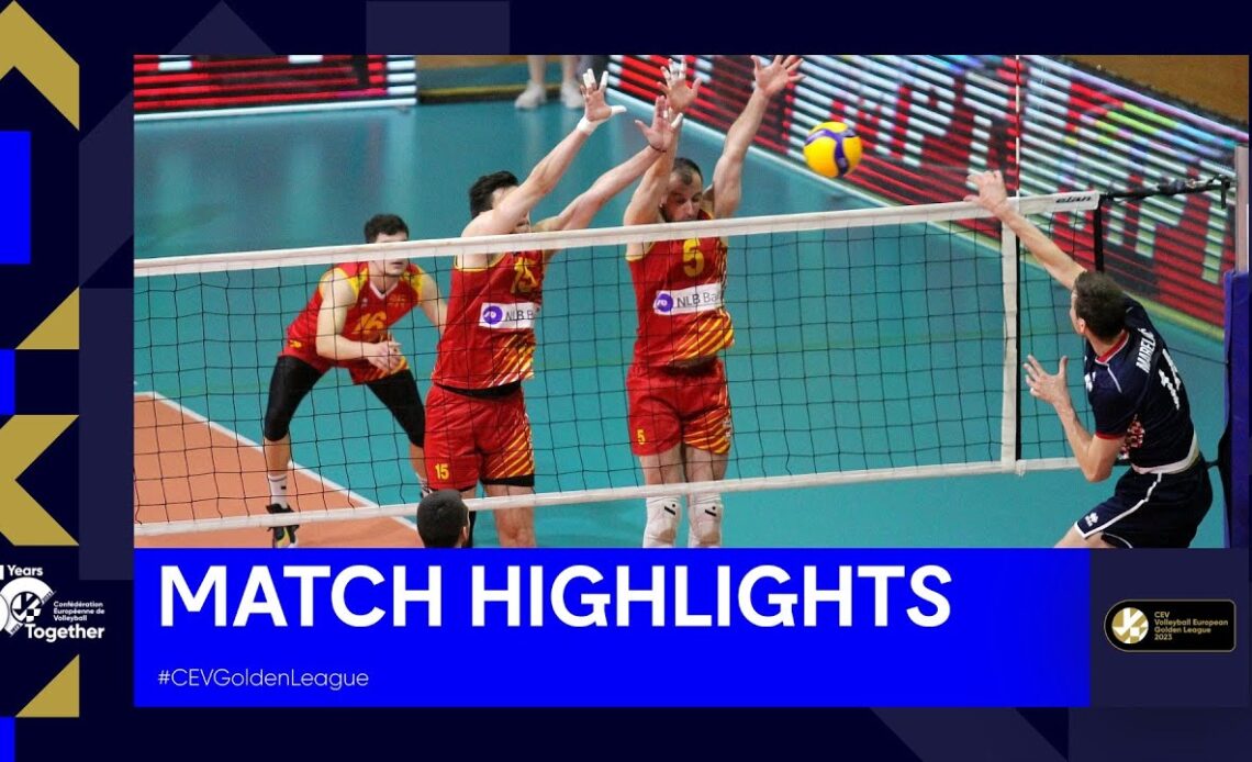 Match Highlights | North Macedonia vs. Croatia I CEV Volleyball European Golden League 2023