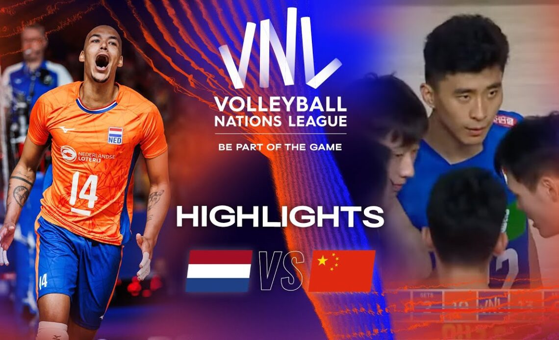 🇳🇱 NED vs. 🇨🇳 CHN - Highlights Week 2 | Men's VNL 2023