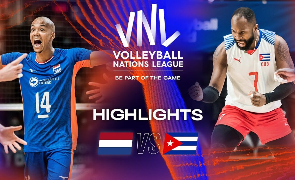 🇳🇱 NED vs. 🇨🇺 CUB - Highlights Week 1 | Men's VNL 2023