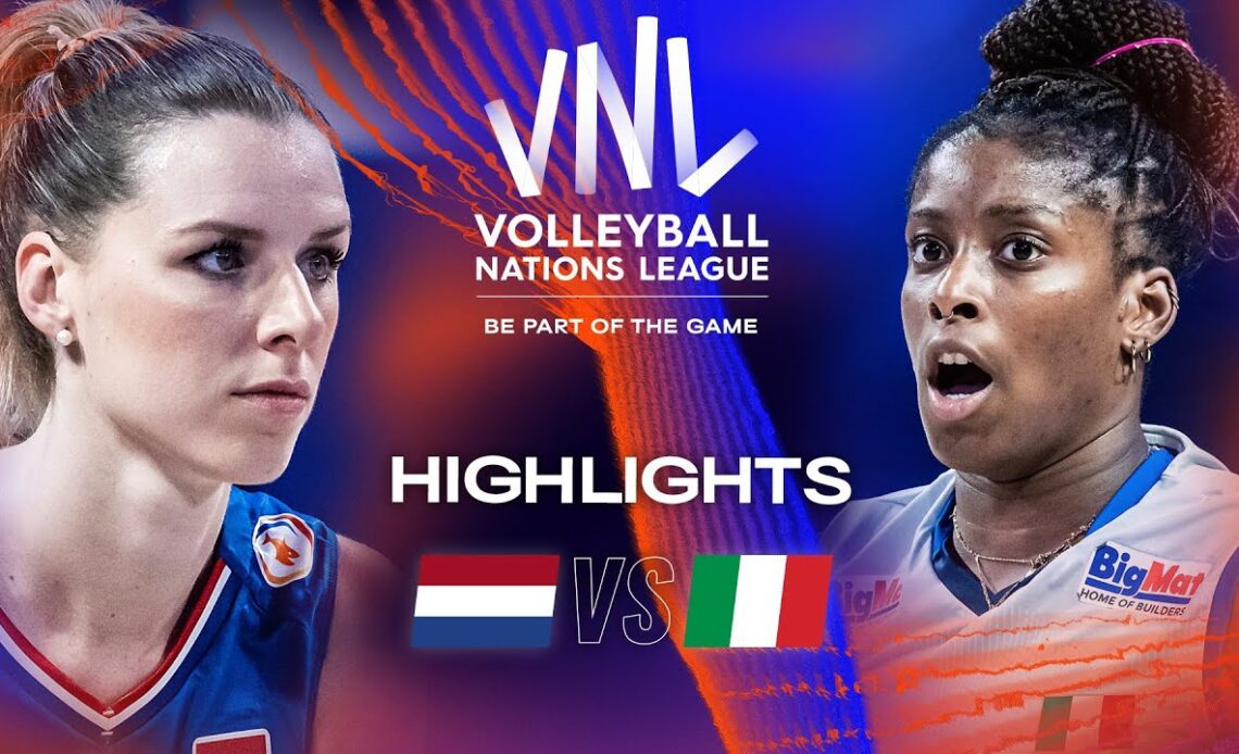 🇳🇱 NED vs. 🇮🇹 ITA - Highlights Week 2 | Women's VNL 2023