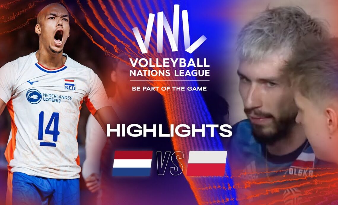 🇳🇱 NED vs. 🇵🇱 POL - Highlights Week 2 | Men's VNL 2023