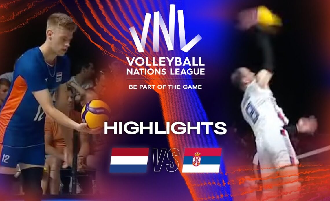 🇳🇱 NED vs. 🇷🇸 SRB - Highlights Week 2 | Men's VNL 2023