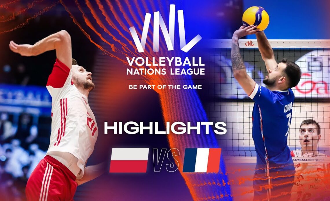 🇵🇱 POL vs. 🇫🇷 FRA - Highlights Week 1 | Men's VNL 2023