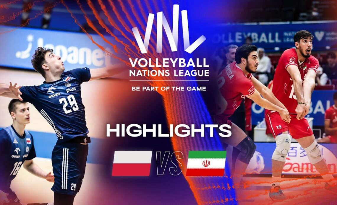 🇵🇱 POL vs. 🇮🇷 IRI - Highlights Week 1 | Men's VNL 2023