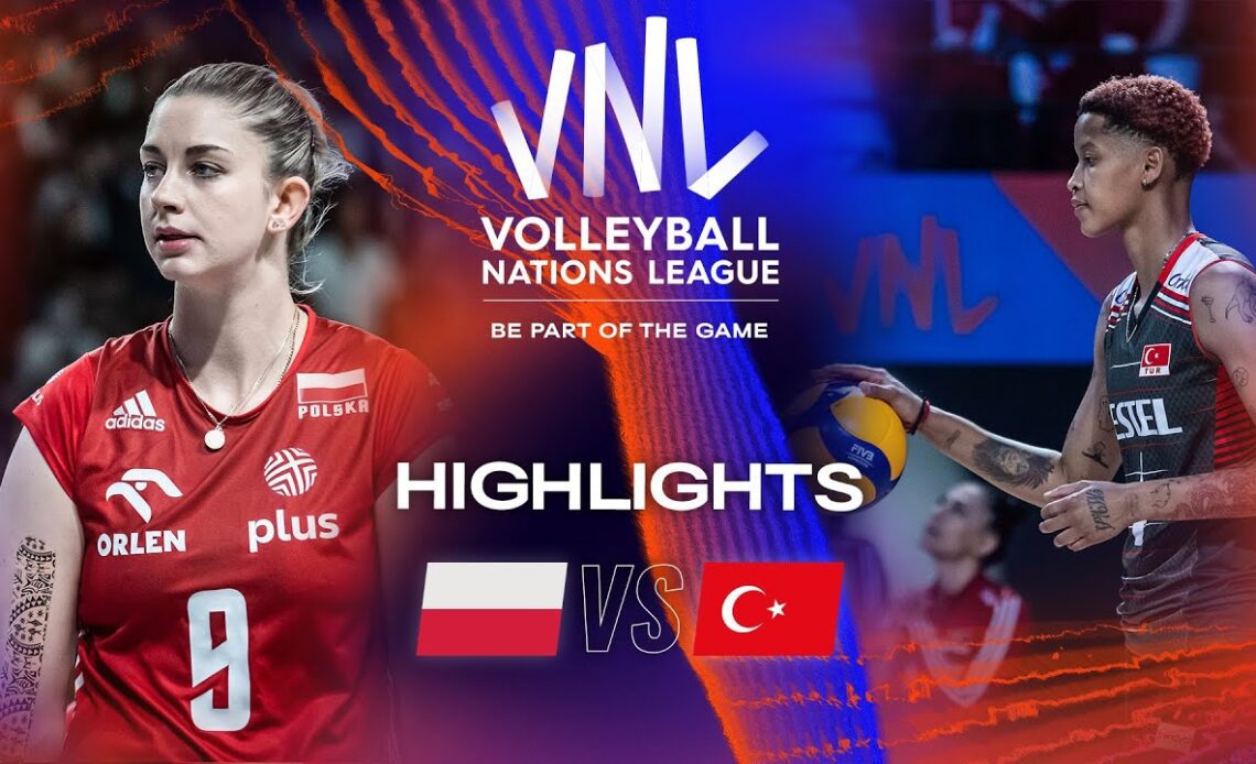 🇵🇱 POL vs. 🇹🇷 TUR - Highlights Week 2 | Women's VNL 2023