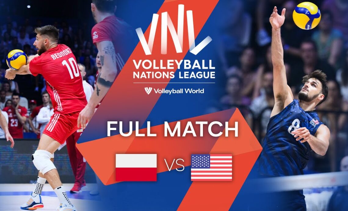 🇵🇱 POL vs. 🇺🇸 USA - Full Match | Semi Finals | Men's VNL 2022