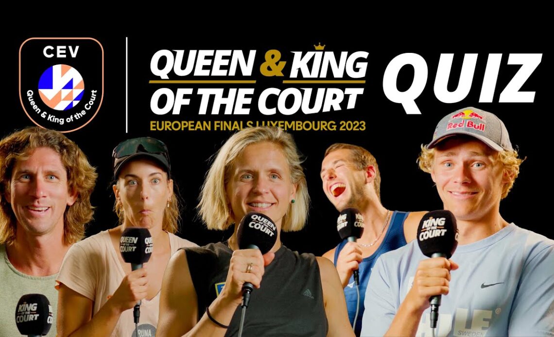 Players take a QUIZ | CEV Queen & King of the Court - European Finals