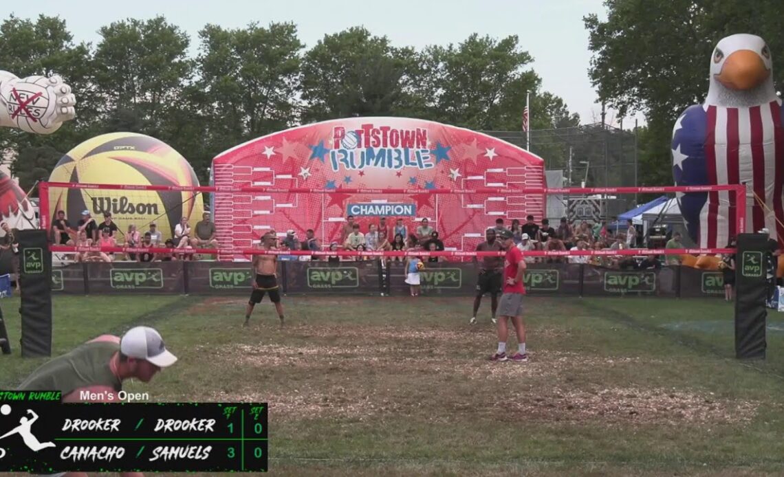 Pottstown Rumble | AVP Men's Open | Camacho / Samuels vs Drooker / Drooker