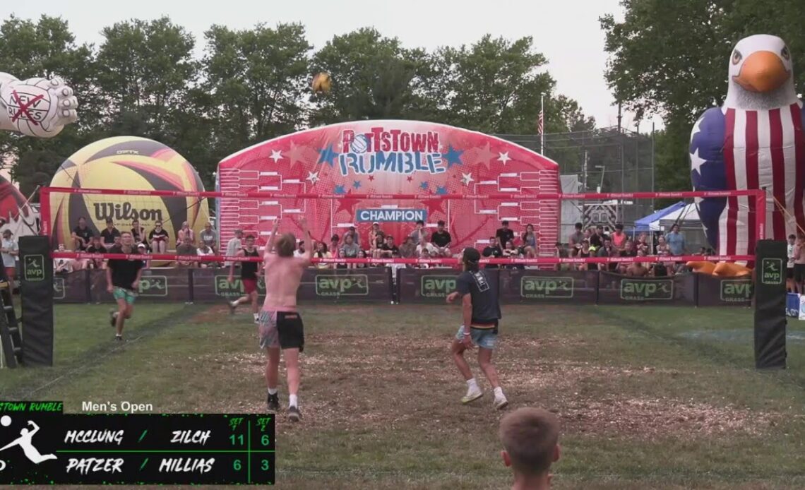 Pottstown Rumble | AVP Men's Open | Mcclung / Zilch vs Millias / Patzer