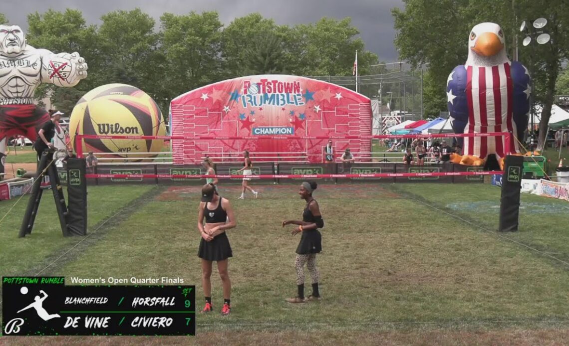 Pottstown Rumble | AVP Women's Playoff | Blanchfield / Horsfall vs Civiero / De Vine