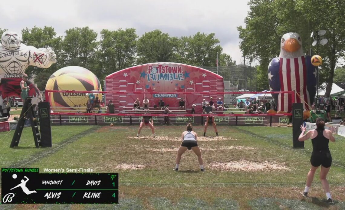 Pottstown Rumble | AVP Women's Semi Finals | Davis / Vangunst vs Alvis / Kline