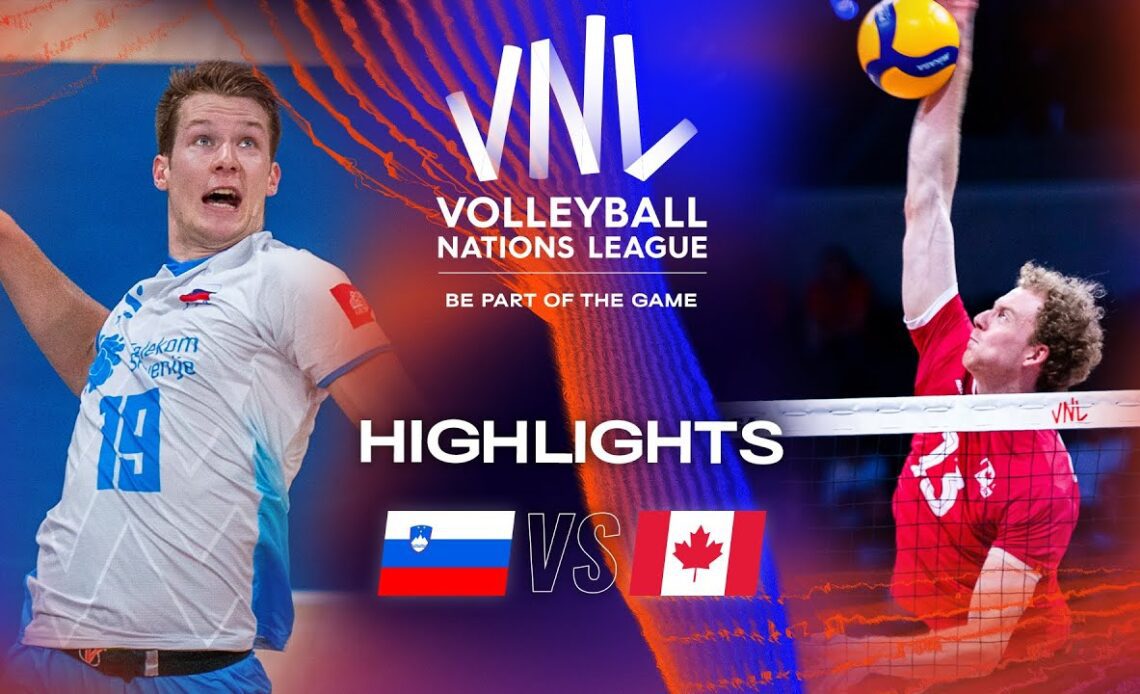 🇸🇮 SLO vs. 🇨🇦 CAN - Highlights Week 2 | Men's VNL 2023