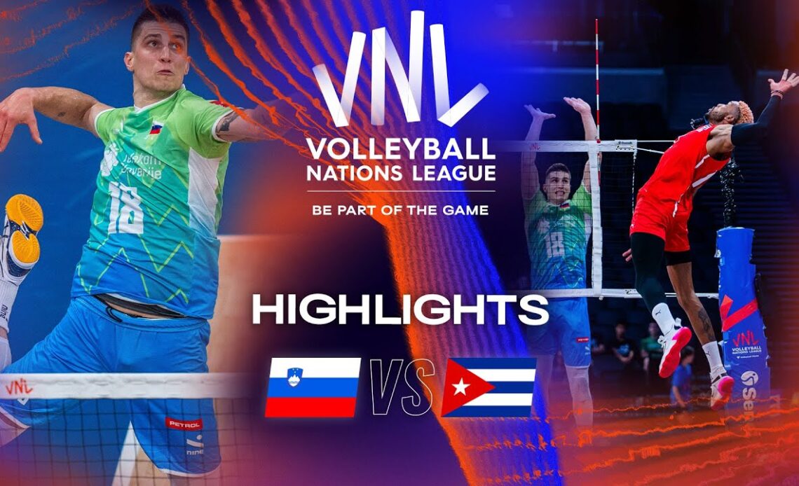 🇸🇮 SLO vs. 🇨🇺 CUB - Highlights Week 2 | Men's VNL 2023