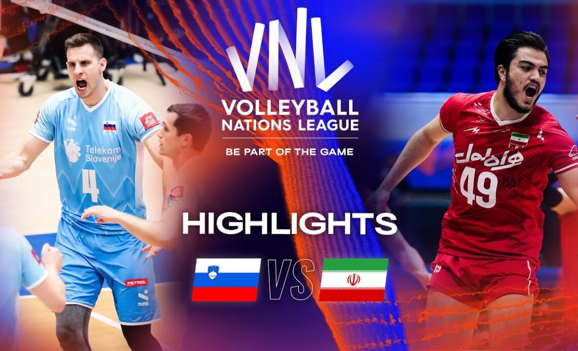 🇸🇮 SLO vs. 🇮🇷 IRI - Highlights Week 1 | Men's VNL 2023