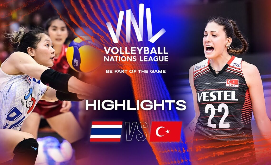 🇹🇭 THA vs. 🇹🇷 TUR - Highlights Week 3 | Women's VNL 2023