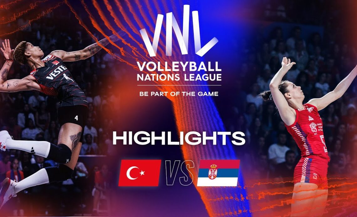 🇹🇷 TUR vs. 🇷🇸 SRB - Highlights Week 1 | Women's VNL 2023