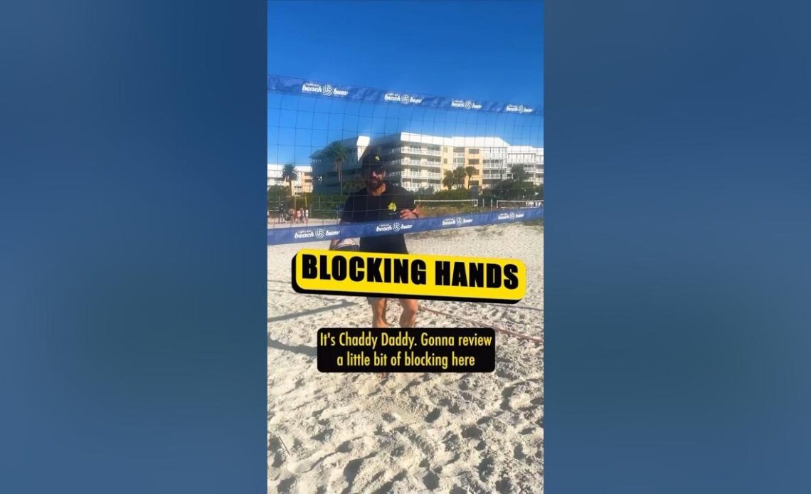 Try This Next Time In The Sand! #BeachVolleyball #Blocking #Volleyball #volleyballplayer